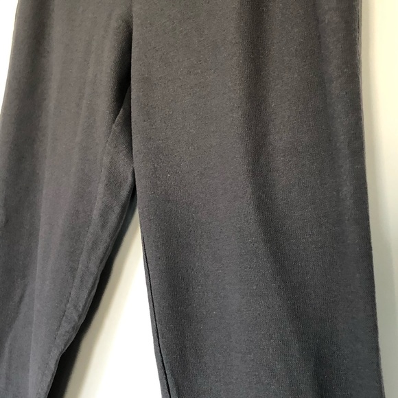 Eileen Fisher Gray Knit Elastic Waist Pants | S - Picture 2 of 7